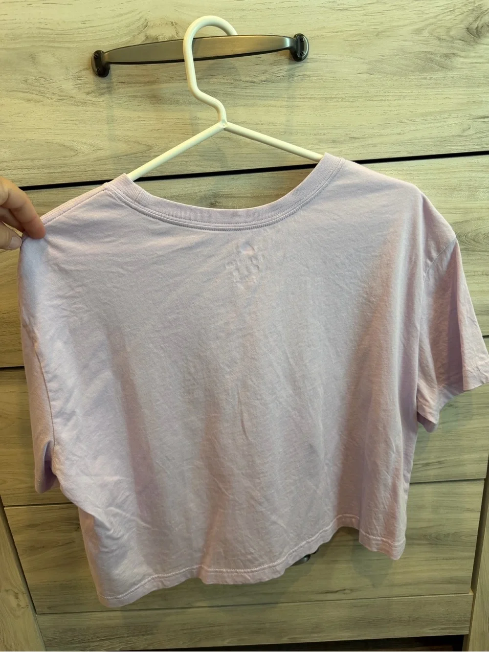 Nike Lavender Boxy Cropped Tee